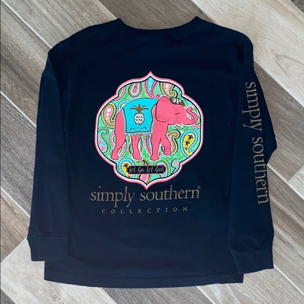 Simply southern YL long sleeve tee
